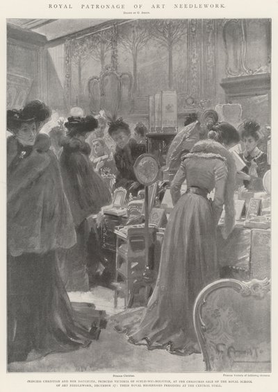 Royal Patronage of Art Håndarbeid av G.S. Amato
