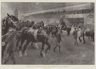 Kongen på Shire Horse Show i Landbrukshallen, 27. februar av G.S. Amato