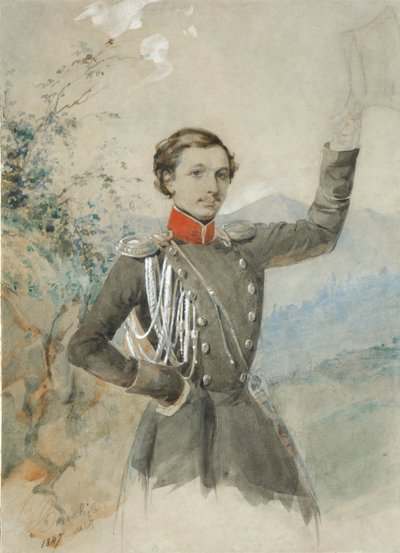 Portrett av Semyon Dmitrievich Lisanevich 1822-1877, 1847-1849 av G.V. Corradini