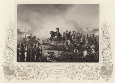 Duke of Wellington og hans stab på Waterloo av G.W. Terry