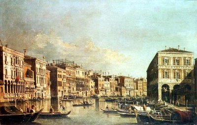 Canal Grande, Venezia av G. (Follower of A. Canaletto) Canaletto