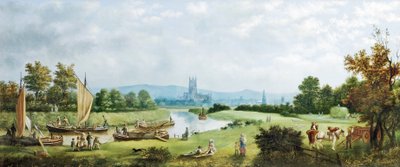 Glorious Summer, Gloucester fra Nordvest, 1879 av G. F. Walton