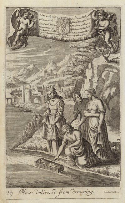Moses befridd fra drukning av G Freman
