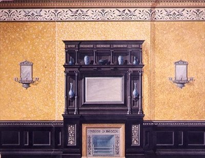 Design for salongen foran, No.1 Grosvenor Crescent, London, ca. 1850 av G. Hutchinson