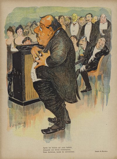 Illustrasjon for Le Rire av G. Kadell