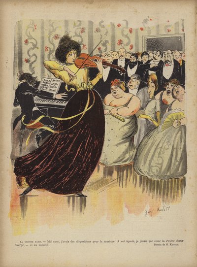 Illustrasjon for Le Rire av G. Kadell