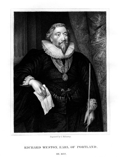 Richard Weston, 1. jarl av Portland, 1825. av G. Kellaway