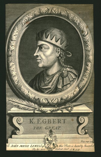 Kong Egbert den store, 1732 av G King