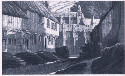 Et minne om Clavering Essex (farge litho) av G. L. Grigg