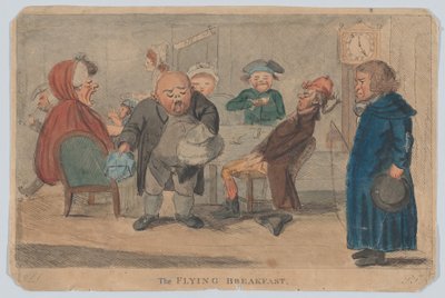 The Flying Breakfast, or Content of a Night Coach, 9. mars 1792. av G L S