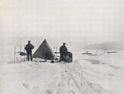 Levicks leir blant sprekker, 1912, 1913 av G. Murray Levick