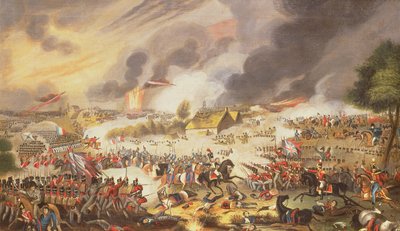 Slaget ved Waterloo, 18. juni 1815, 1842 av G. Newton