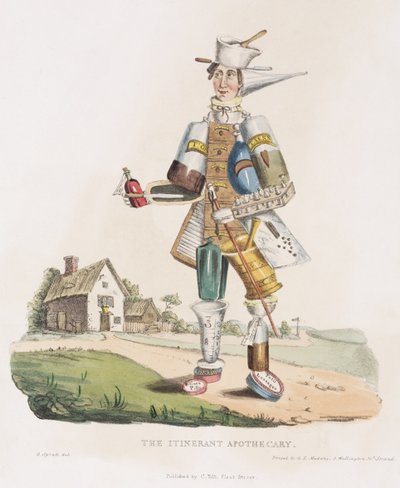 The Itinerant Apothecary, 1830 av G. Spratt