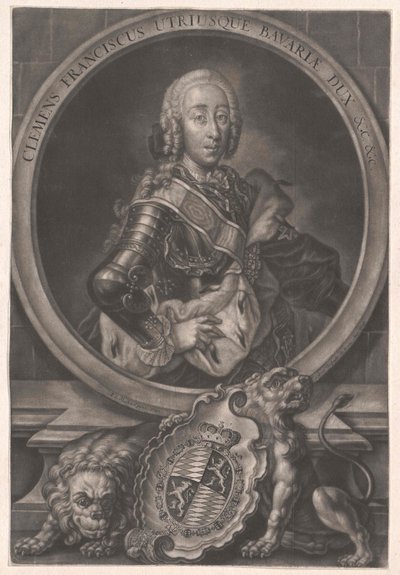 Bodenehr etter Mikael - Klemens Frans av Bayern av Gabriel Bodenehr the Younger