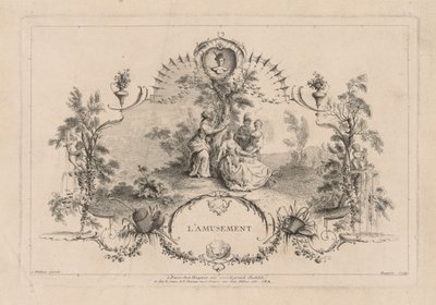 Fornøyelse, arabesk av Gabriel Huquier