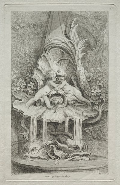 Fontenenes bok: nr. 3, ca. 1736. av Gabriel Huquier