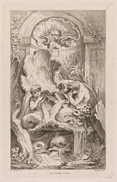 Fontenenes bok: nr. 6 av Gabriel Huquier