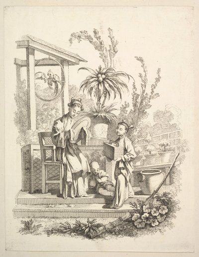 Toalettet, ca. 1742. av Gabriel Huquier