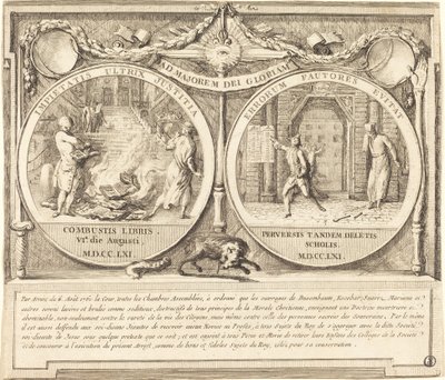 Utvisning av jesuittene (Expulsion des Jesuites) av Gabriel Jacques de Saint Aubin