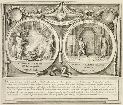 Utvisning av jesuittene av Gabriel Jacques de Saint Aubin