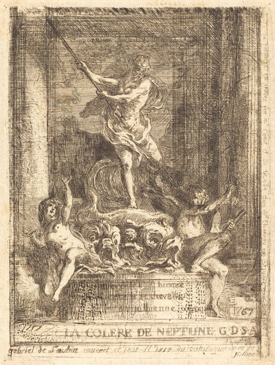 Til Neptuns sinne av Gabriel Jacques de Saint Aubin