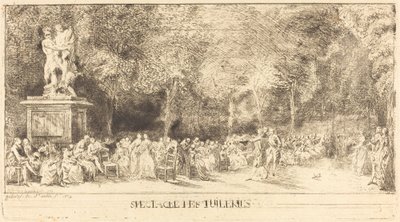 Stolene [nedre halvdel] av Gabriel Jacques de Saint Aubin
