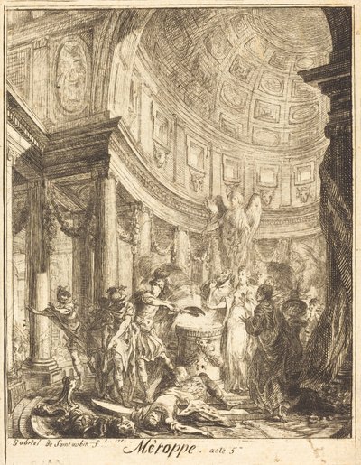 Merope av Gabriel Jacques de Saint Aubin