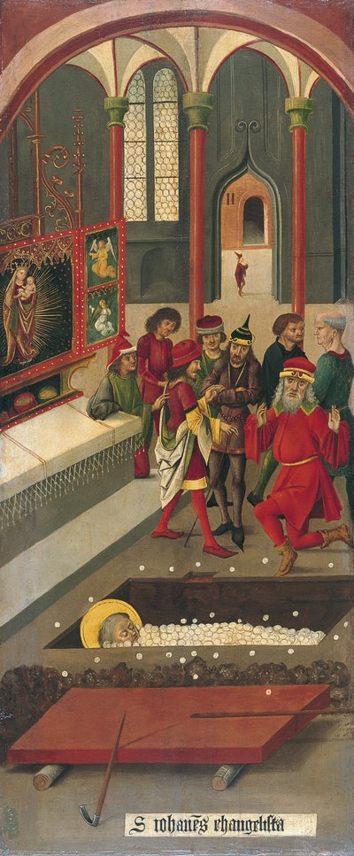 Vertens mirakel ved Saint Johns grav, 1478 av Gabriel Mälesskircher