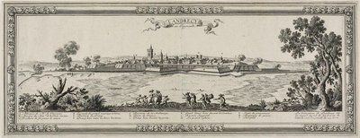 Landrecy en Heynault, 1631 av Gabriel Perelle