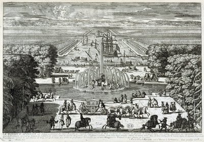 Apollo-bassenget i hagene til slottet i Versailles - av Perelle, sent på 1600-tallet av Gabriel Perelle