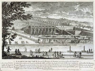 Utsikt over hulen Vaux Le Vicomte (Vaux-Le-Vicomte) - av Perelle, sent på 1600-tallet av Gabriel Perelle