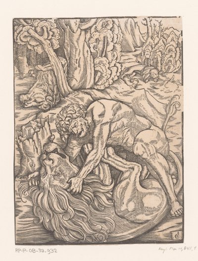 Hercules kjemper mot Nemean-løven Labours of Hercules (serietittel) av Gabriel Salmon