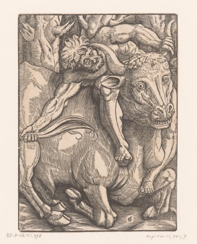 Hercules bryter med Achelous Labours of Hercules (serietittel) av Gabriel Salmon