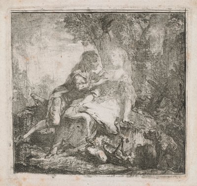 De to elskere av Gabriel de Saint Aubin