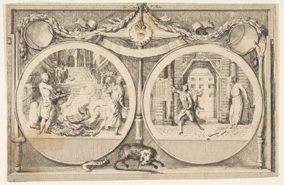 Utvisningen av jesuittene, 1761. av Gabriel de Saint Aubin
