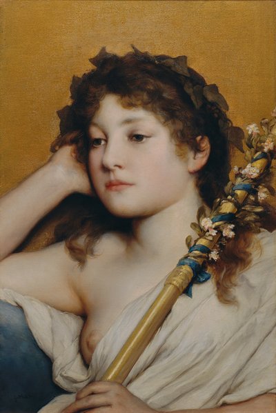 Sanser kvinnens hode av Gabriel von Max