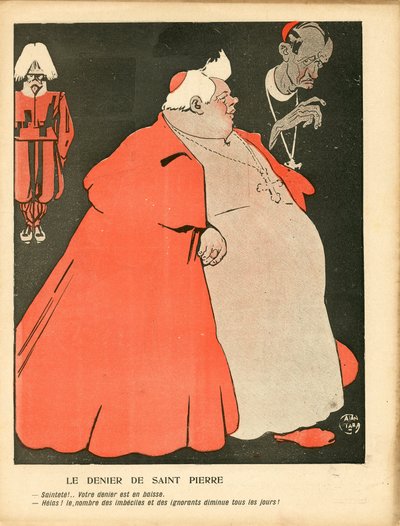 Smørplate', nummer 242, Satirisk i farger av Gabriele  Galantara