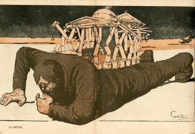 Smørtallerken', nummer 254, Satirisk i farger av Gabriele  Galantara