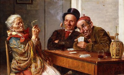Spillerens valg, av Gaetano Bellei