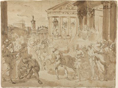 Et triumftog i det gamle Roma av Gaetano Gandolfi