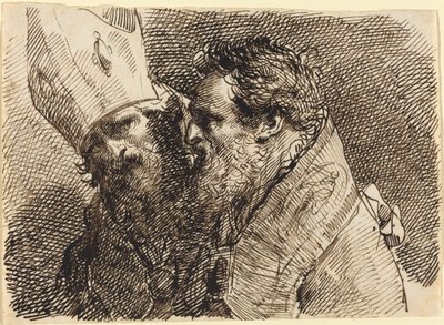 Hoder for to biskoper av Gaetano Gandolfi