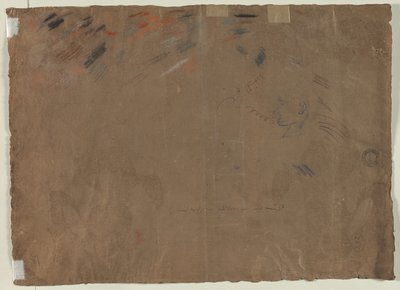 Skisse av et hode (verso) av Gaetano Gandolfi