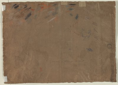 Skisse av et hode, 1780-tallet. av Gaetano Gandolfi