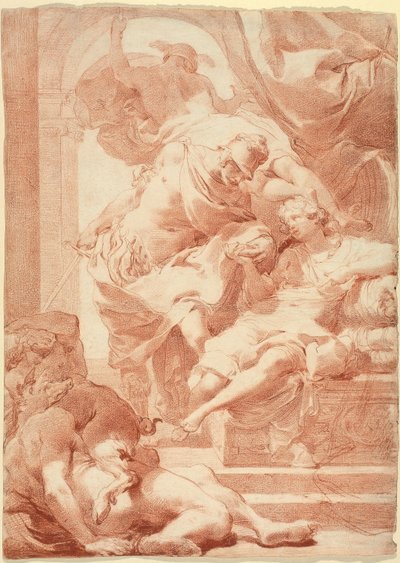 Ulysses foran Kirke, Merkur bak av Gaetano Gandolfi