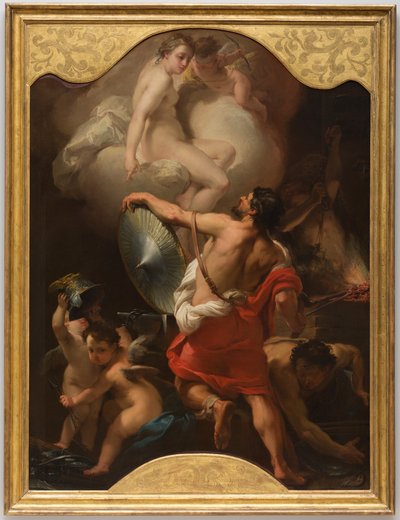 Venus bestiller rustning for Æneas ved Vulcans smie av Gaetano Gandolfi