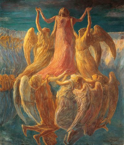 Assumption, av Gaetano Previati (1852-1920) av Gaetano Previati