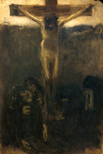 Korsfestelse av Gaetano Previati