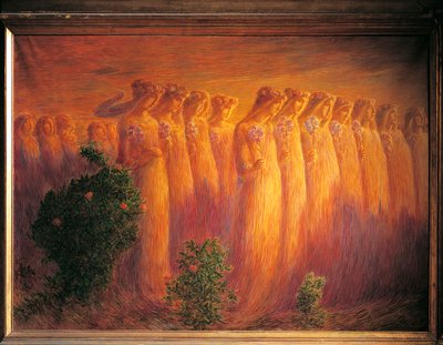 Begravelse av jomfru av Gaetano Previati