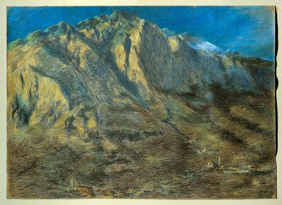 Mount Resegone av Gaetano Previati