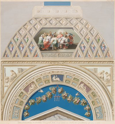 Bezel og hvelv med nattverd. 1774 av Gaetano Savorelli